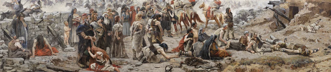 Arrival of the Hungarians (Feszty Panorama) (detail)